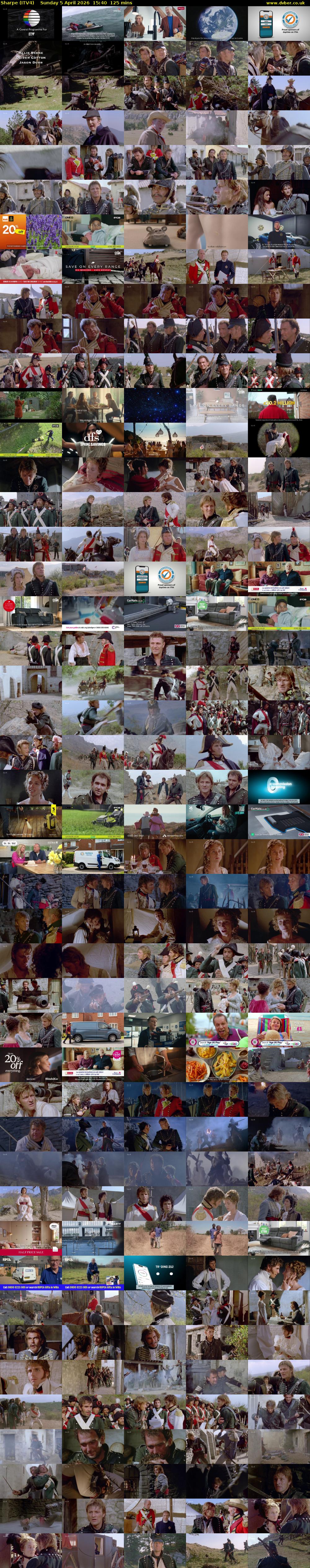 Sharpe (ITV4) Sunday 5 April 2026 15:40 - 17:45