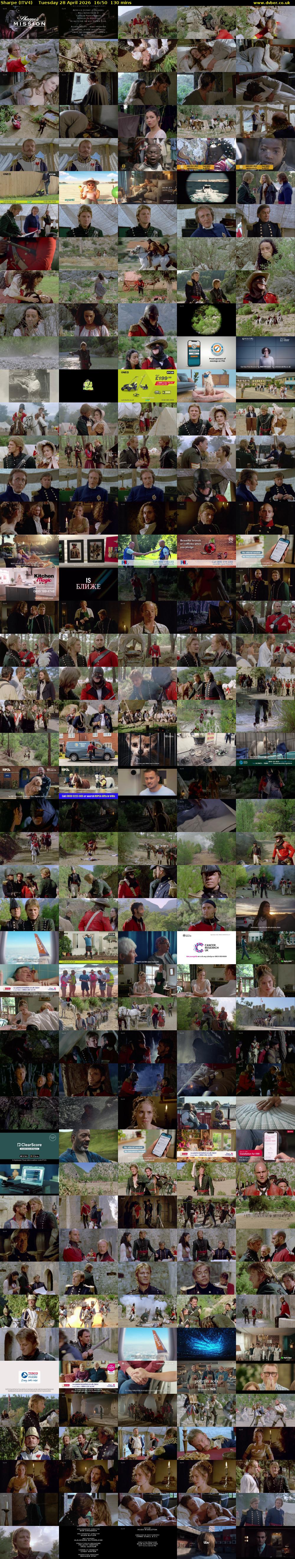Sharpe (ITV4) Tuesday 28 April 2026 16:50 - 19:00