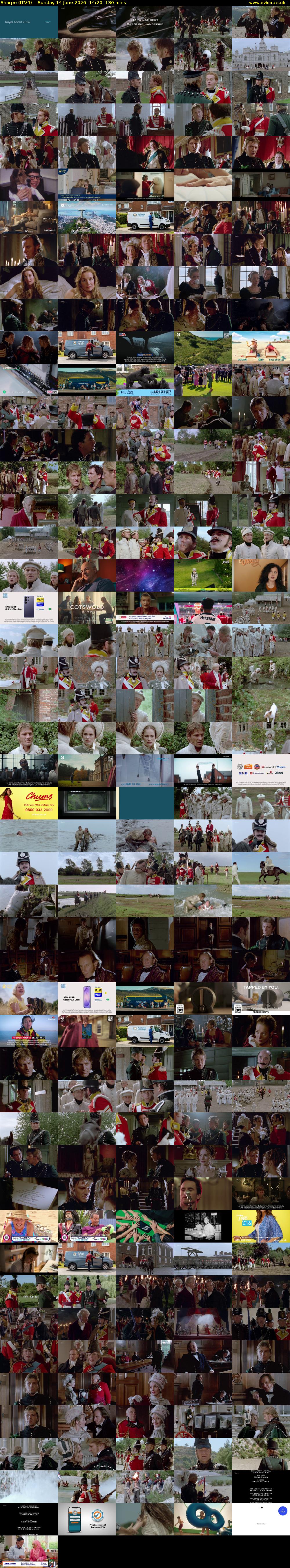 Sharpe (ITV4) Sunday 14 June 2026 14:20 - 16:30