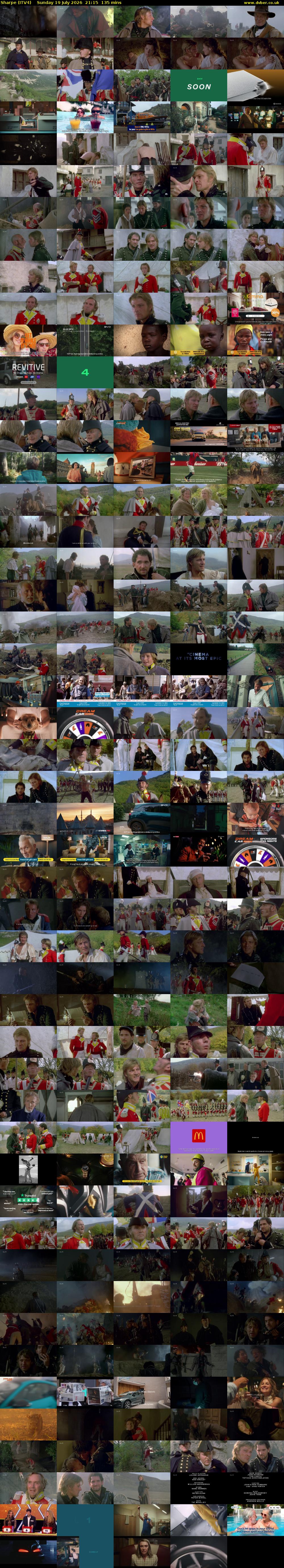 Sharpe (ITV4) Sunday 19 July 2026 21:15 - 23:30