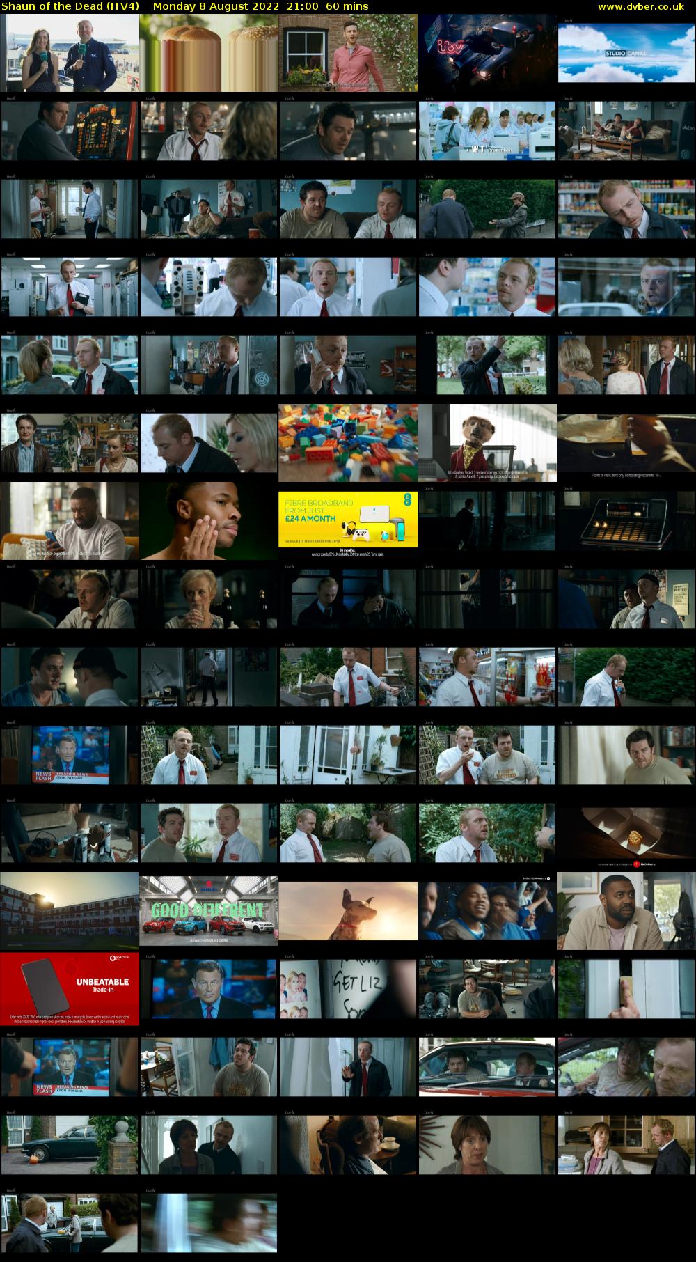 Shaun of the Dead (ITV4) Monday 8 August 2022 21:00 - 22:00