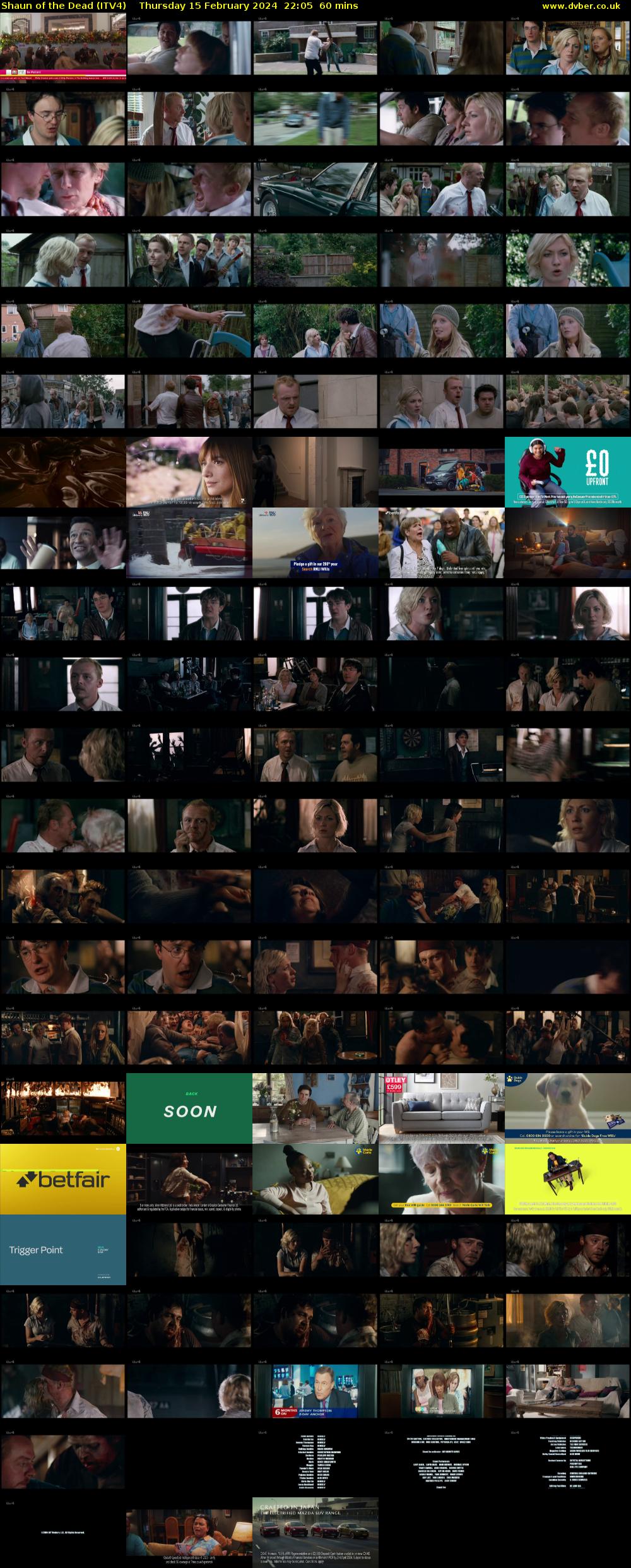 Shaun of the Dead (ITV4) Thursday 15 February 2024 22:05 - 23:05
