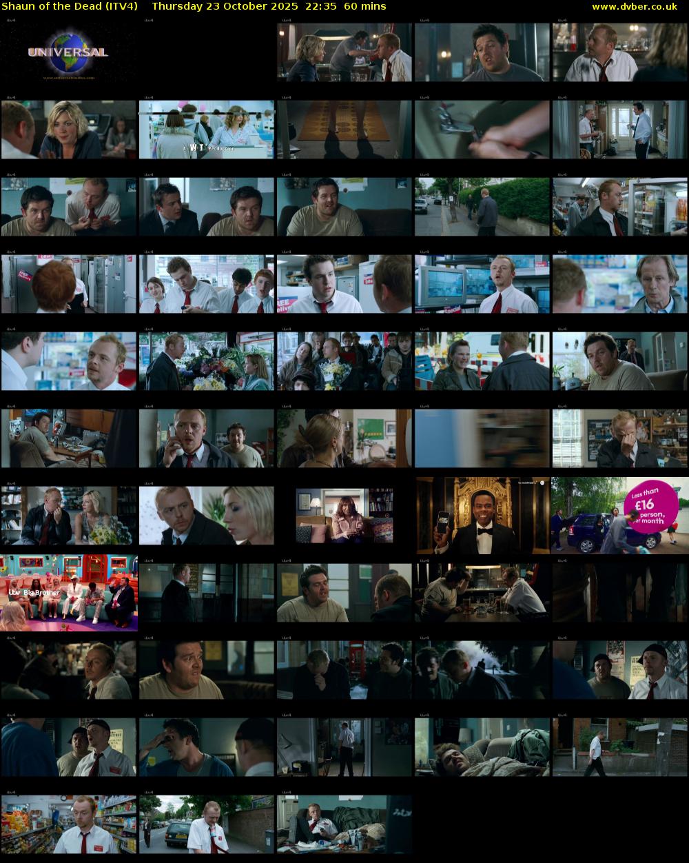 Shaun of the Dead (ITV4) Thursday 23 October 2025 22:35 - 23:35