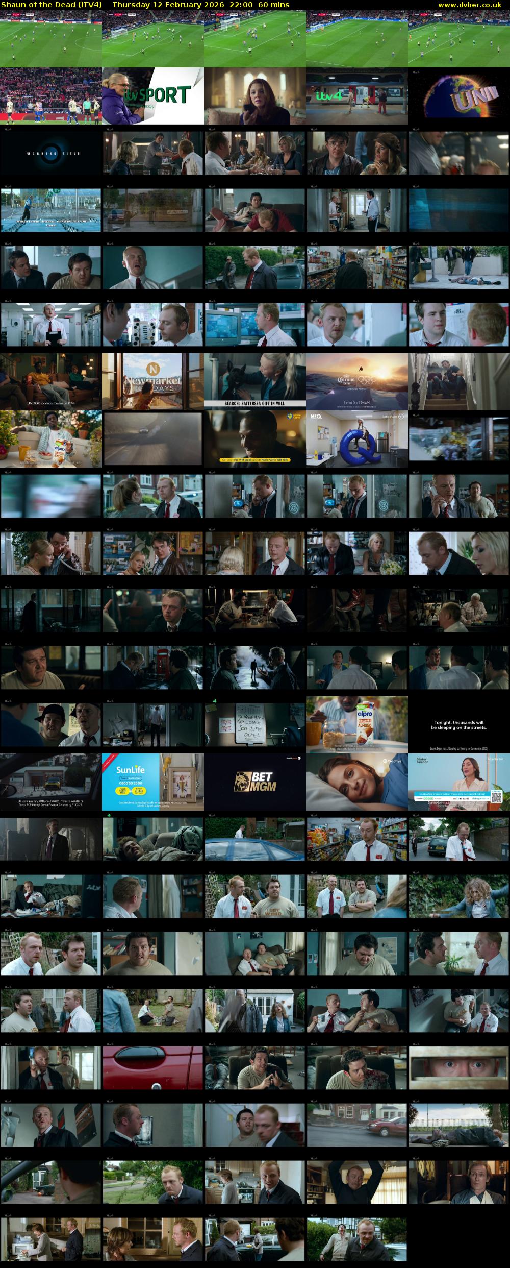 Shaun of the Dead (ITV4) Thursday 22 January 2026 20:00 - 23:00