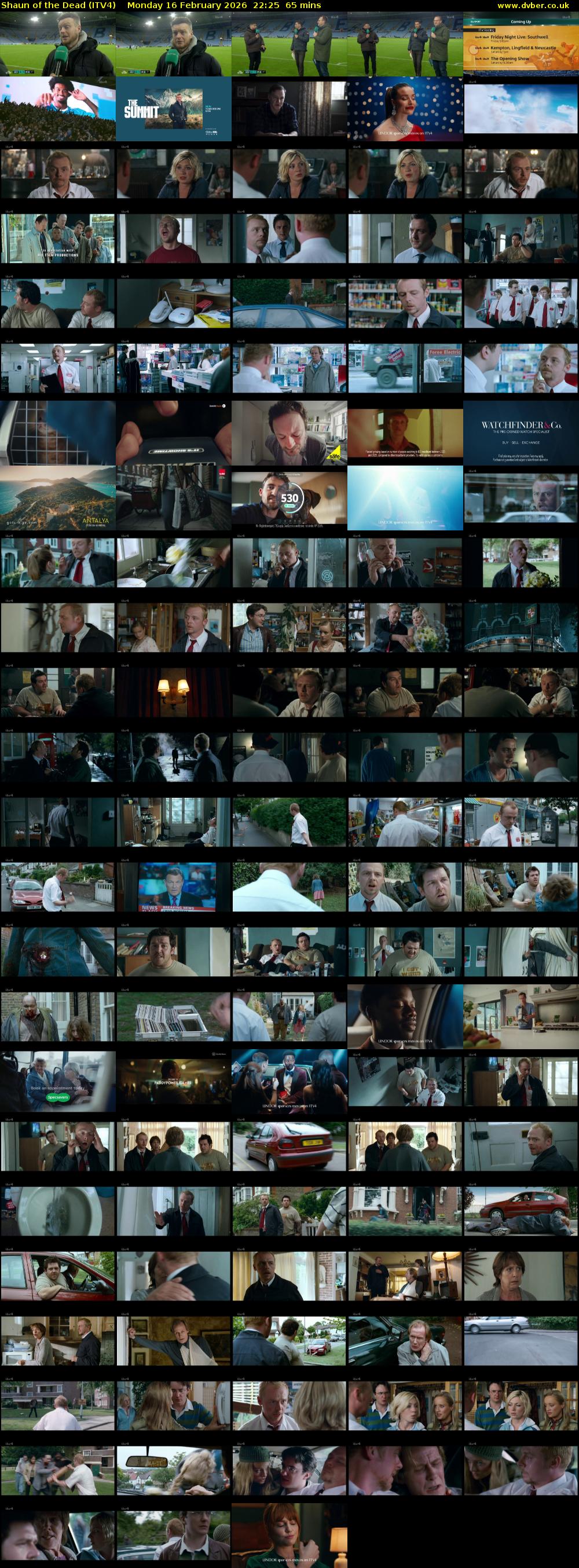 Shaun of the Dead (ITV4) Monday 16 February 2026 22:25 - 23:30