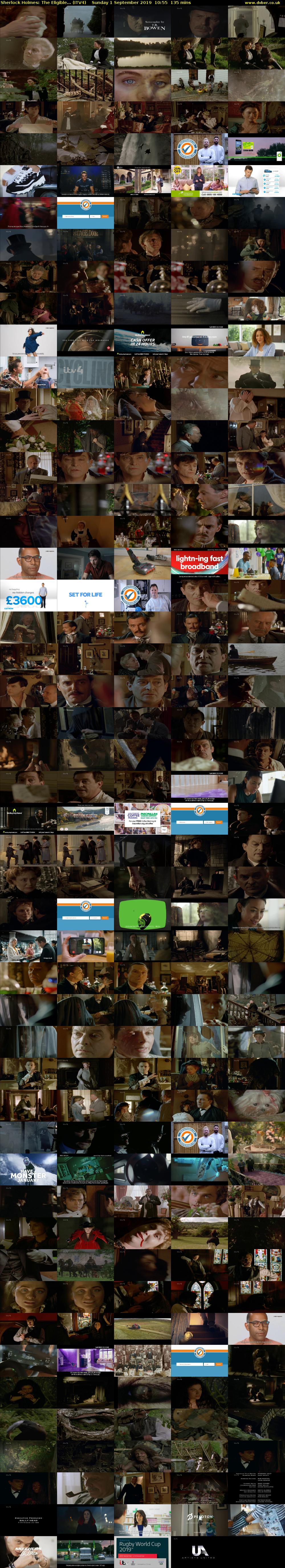 Sherlock Holmes: The Eligible... (ITV4) Sunday 1 September 2019 10:55 - 13:10