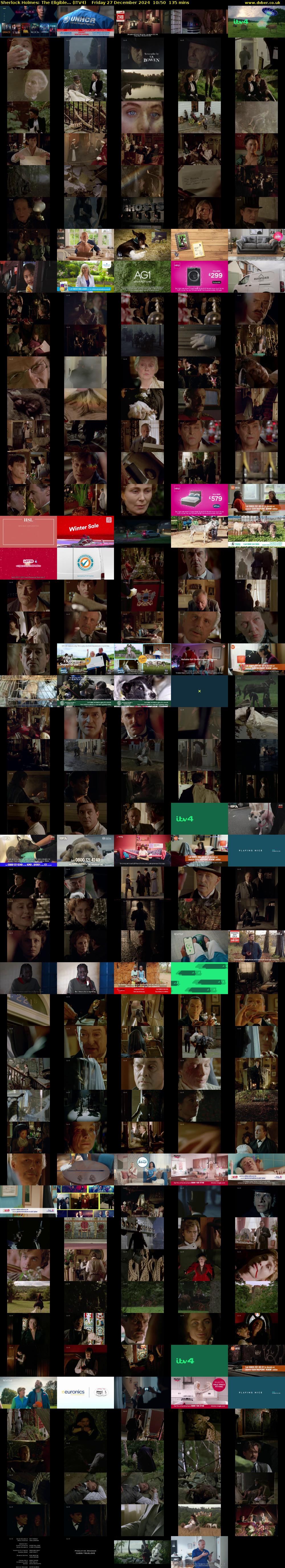 Sherlock Holmes: The Eligible... (ITV4) Friday 27 December 2024 10:50 - 13:05