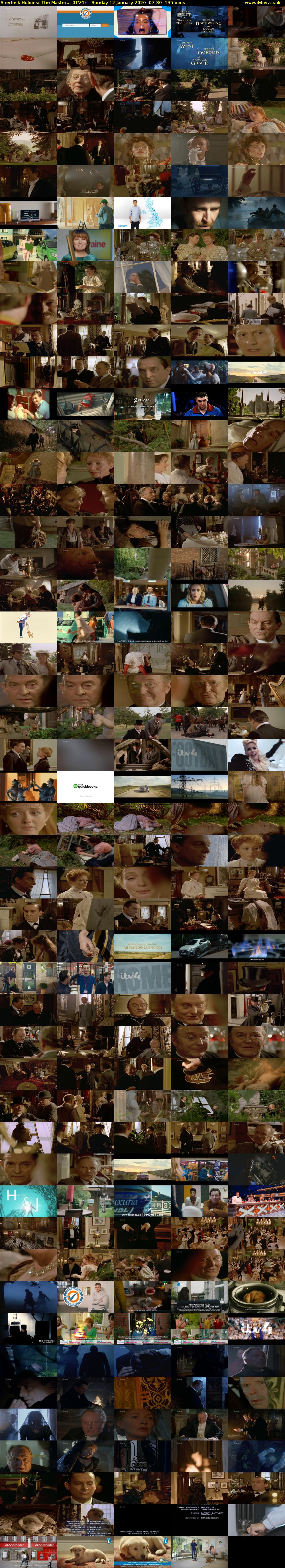 Sherlock Holmes: The Master... (ITV4) Sunday 12 January 2020 07:30 - 09:45
