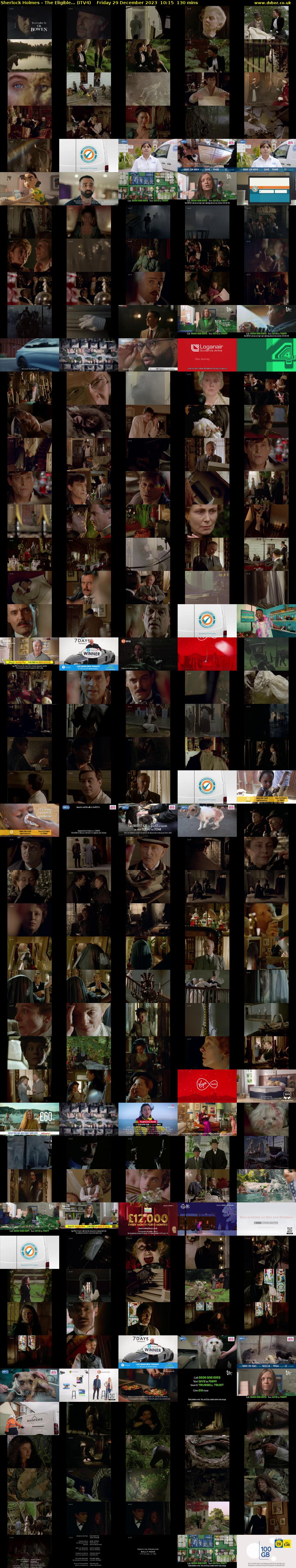 Sherlock Holmes - The Eligible... (ITV4) Friday 29 December 2023 10:15 - 12:25