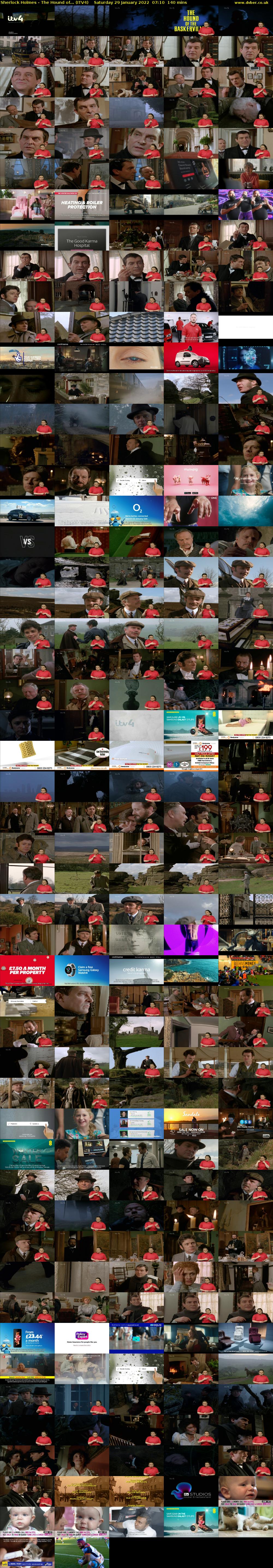 Sherlock Holmes - The Hound of... (ITV4) Saturday 29 January 2022 07:10 - 09:30