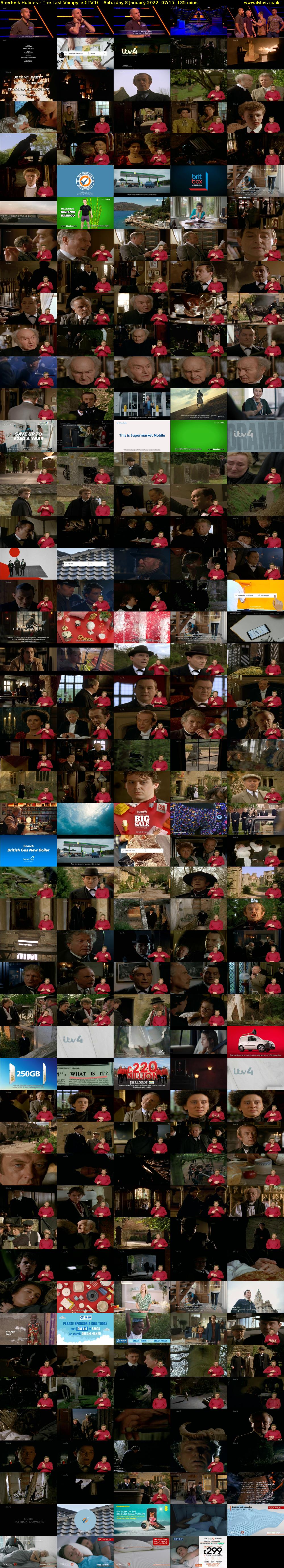 Sherlock Holmes - The Last Vampyre (ITV4) Saturday 8 January 2022 07:15 - 09:30