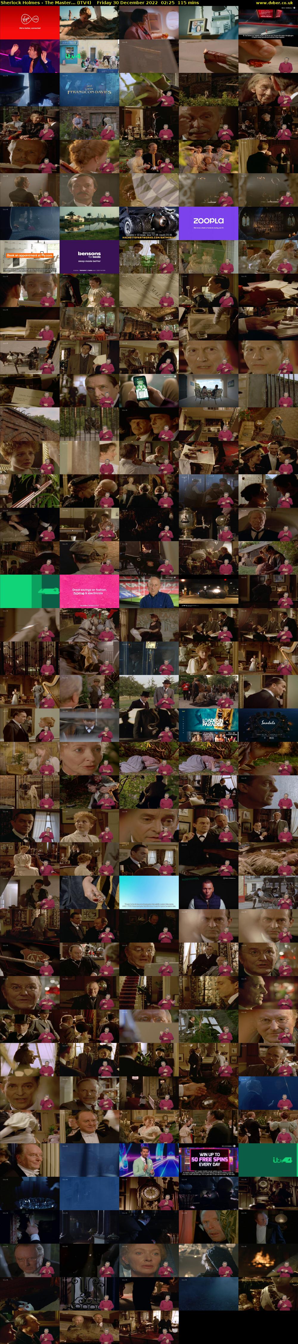 Sherlock Holmes - The Master... (ITV4) Friday 30 December 2022 02:25 - 04:20