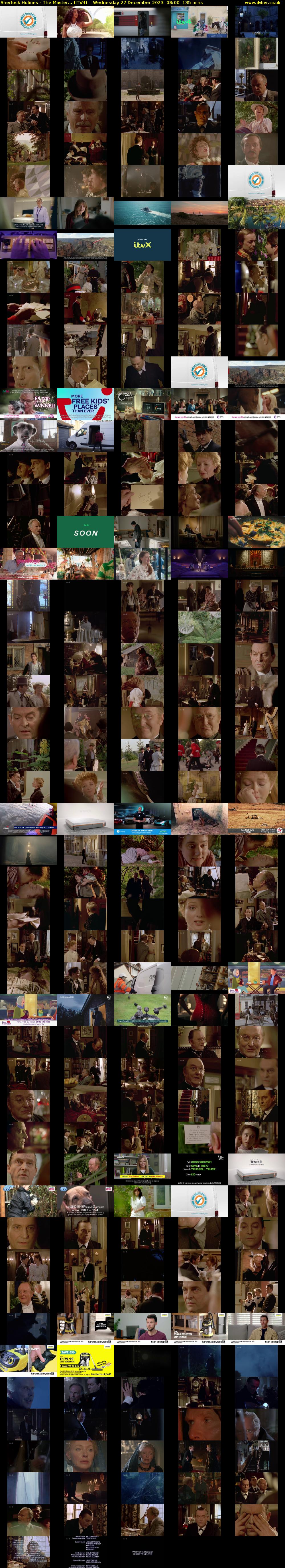 Sherlock Holmes - The Master... (ITV4) Wednesday 27 December 2023 08:00 - 10:15