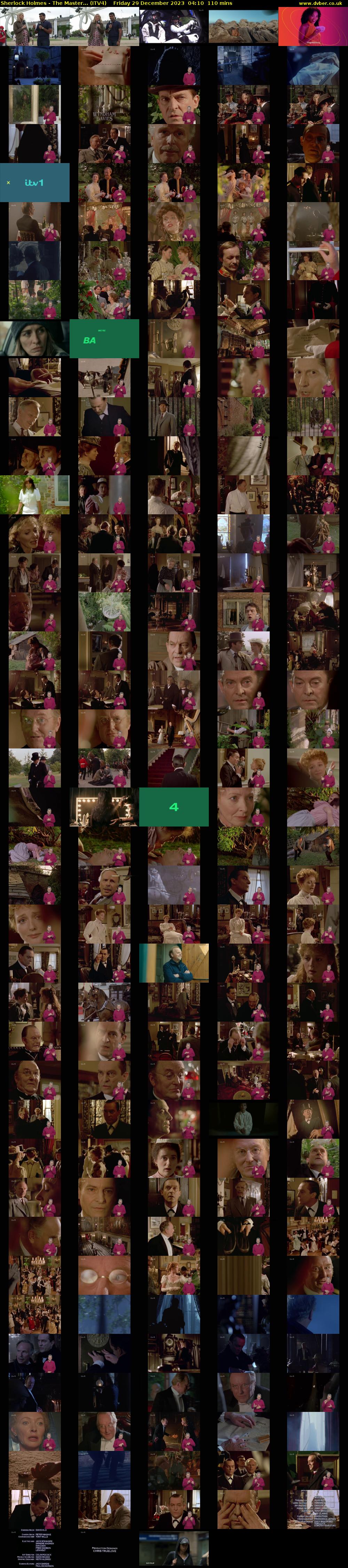 Sherlock Holmes - The Master... (ITV4) Friday 29 December 2023 04:10 - 06:00