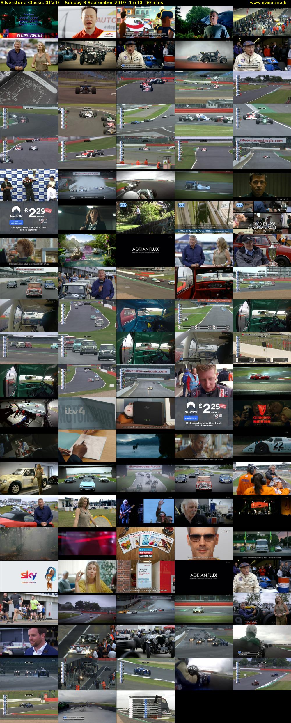 Silverstone Classic (ITV4) Sunday 8 September 2019 17:40 - 18:40