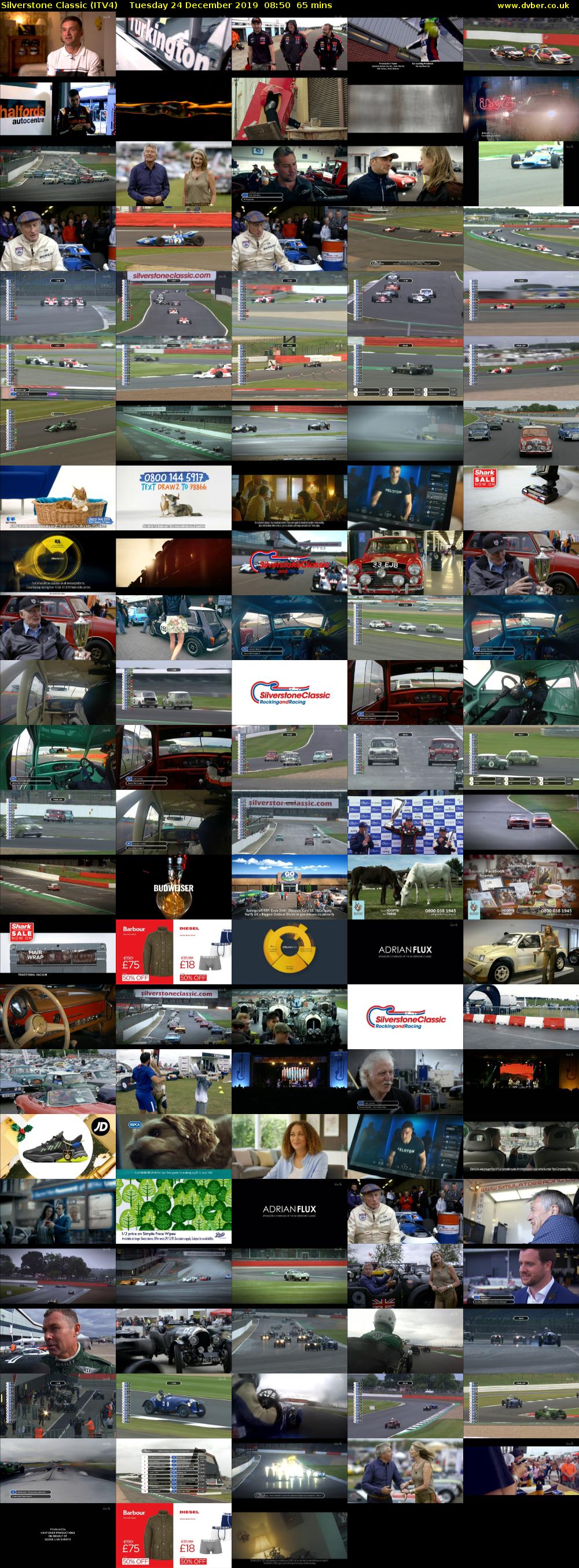 Silverstone Classic (ITV4) Tuesday 24 December 2019 08:50 - 09:55