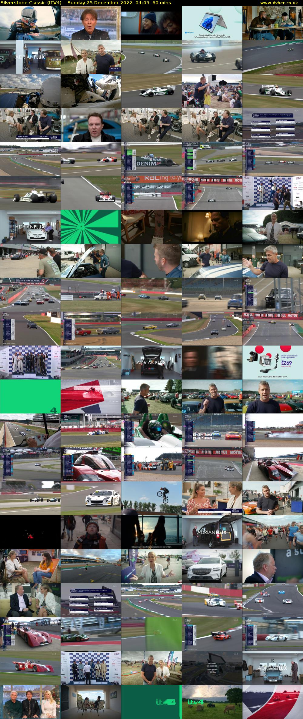 Silverstone Classic (ITV4) Sunday 25 December 2022 04:05 - 05:05