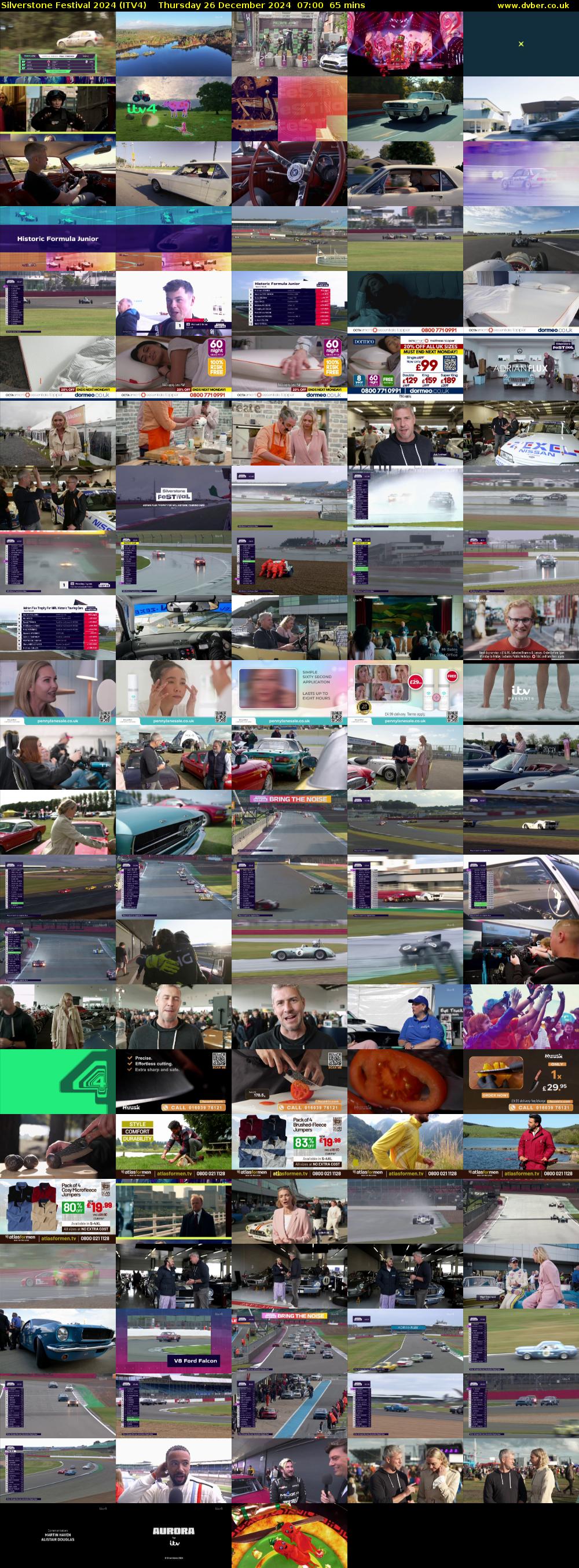 Silverstone Festival 2024 (ITV4) Thursday 26 December 2024 07:00 - 08:05