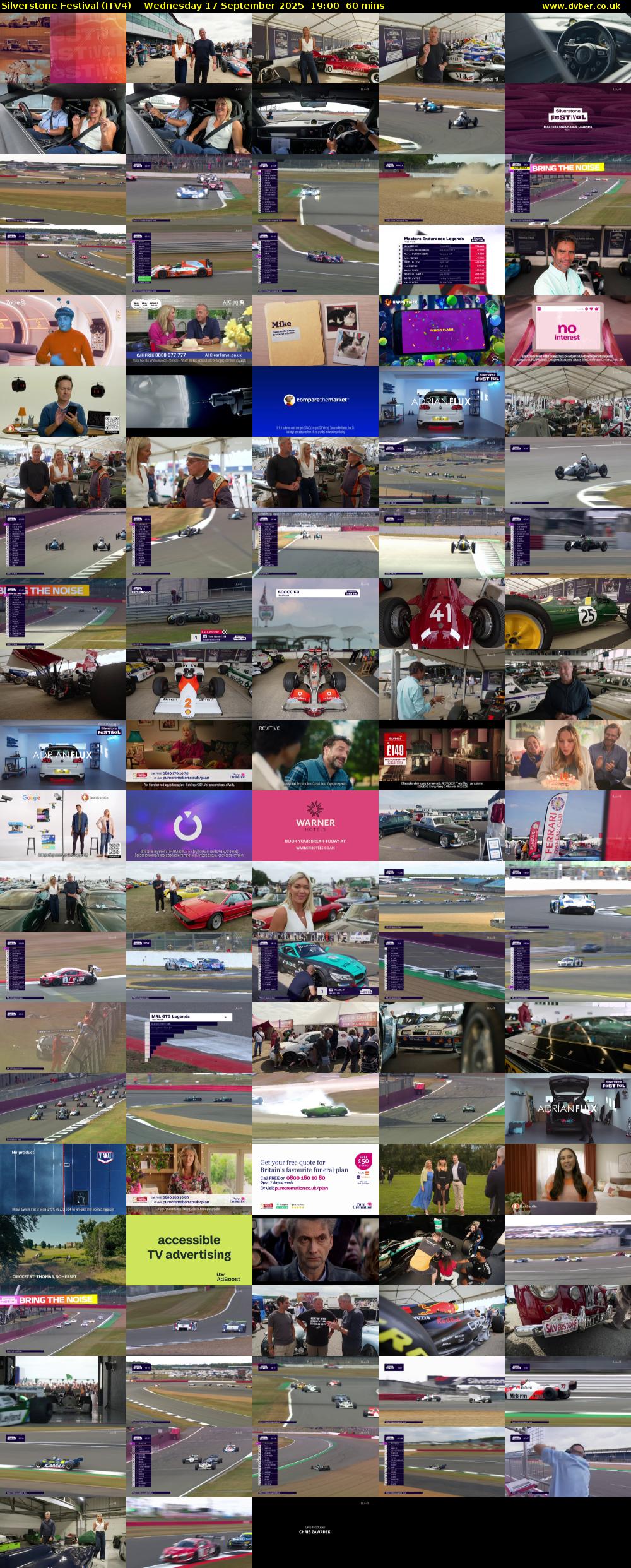 Silverstone Festival (ITV4) Wednesday 17 September 2025 19:00 - 20:00