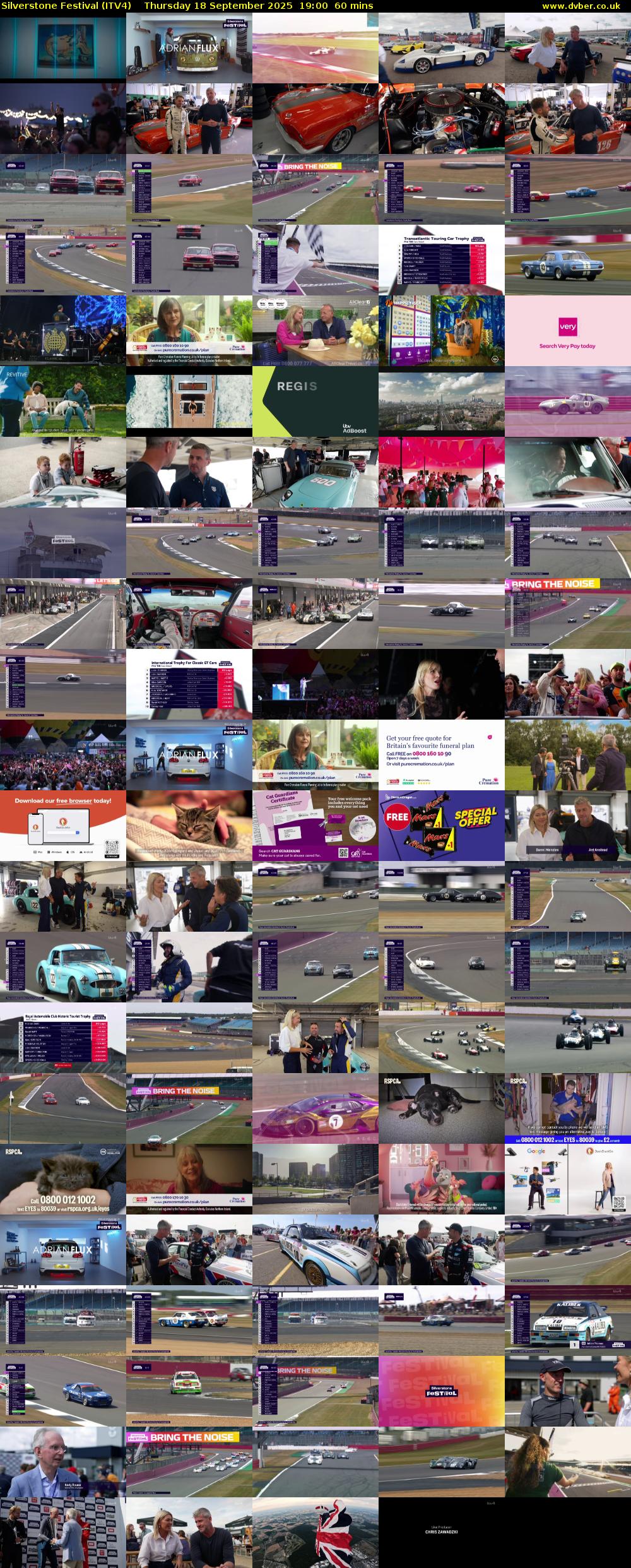 Silverstone Festival (ITV4) Thursday 18 September 2025 19:00 - 20:00