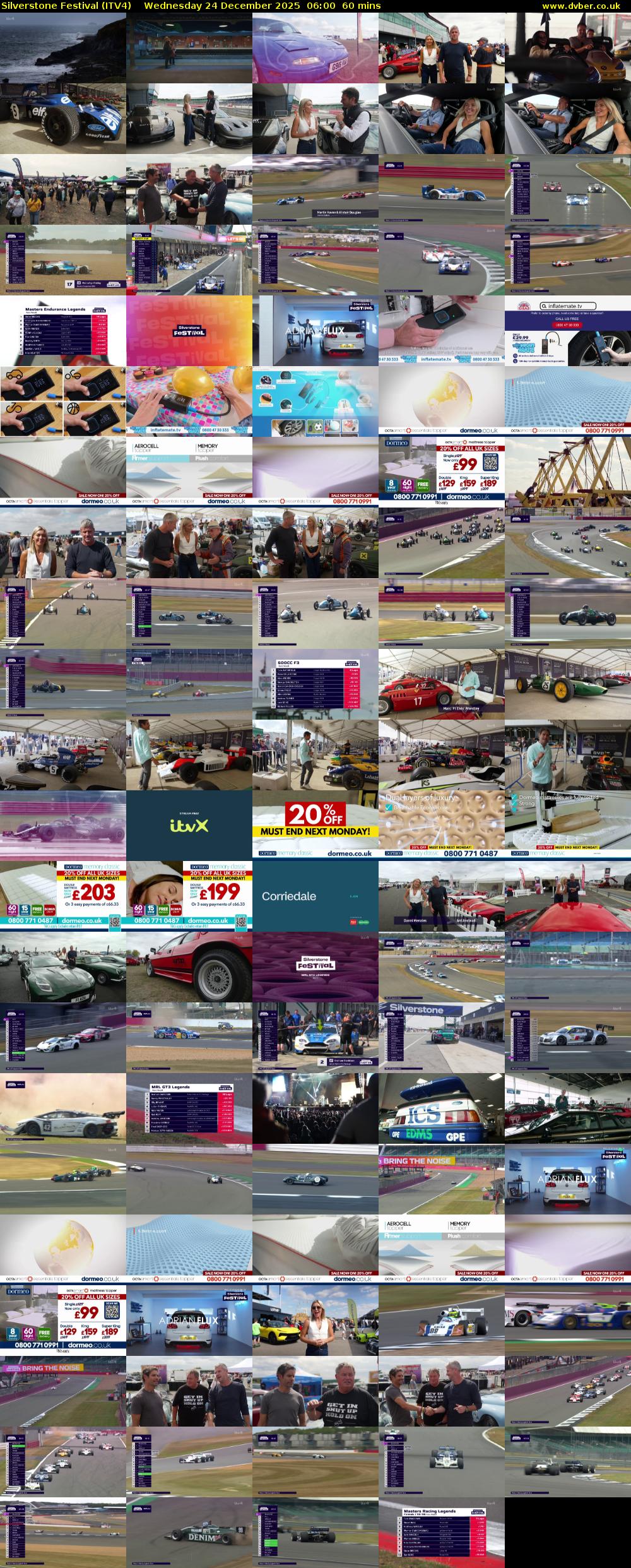 Silverstone Festival (ITV4) Wednesday 24 December 2025 06:00 - 07:00