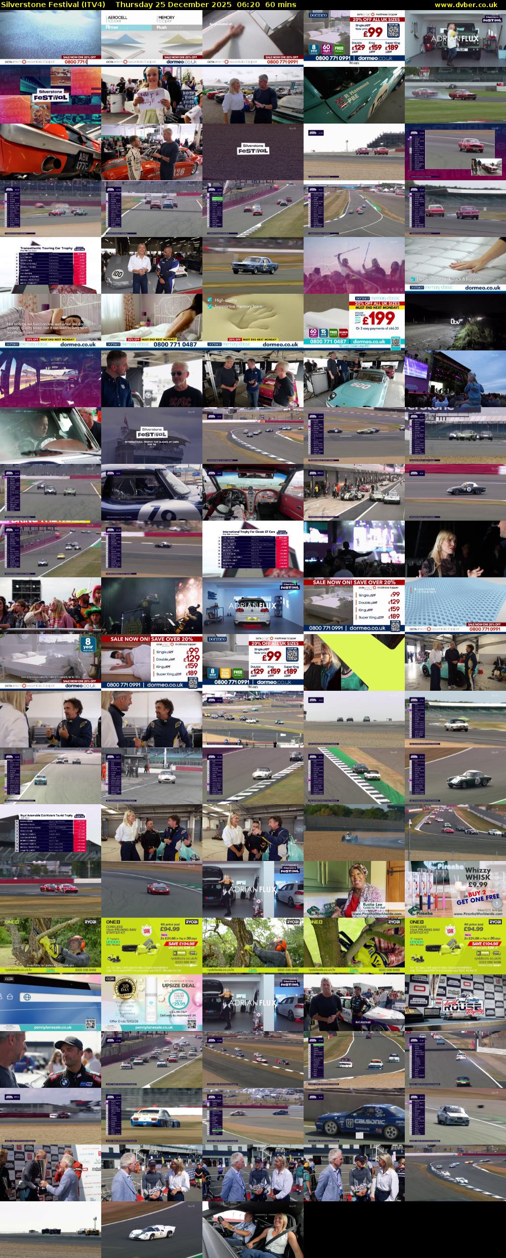 Silverstone Festival (ITV4) Thursday 25 December 2025 06:20 - 07:20