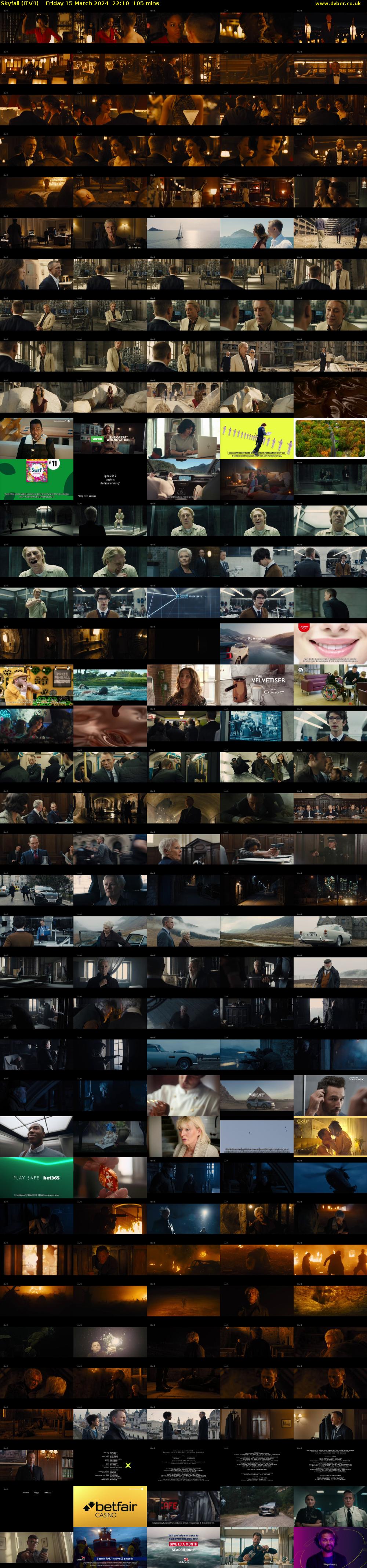 Skyfall (ITV4) Friday 15 March 2024 22:10 - 23:55