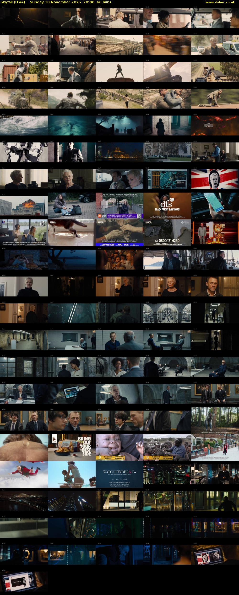 Skyfall (ITV4) Sunday 30 November 2025 20:00 - 21:00