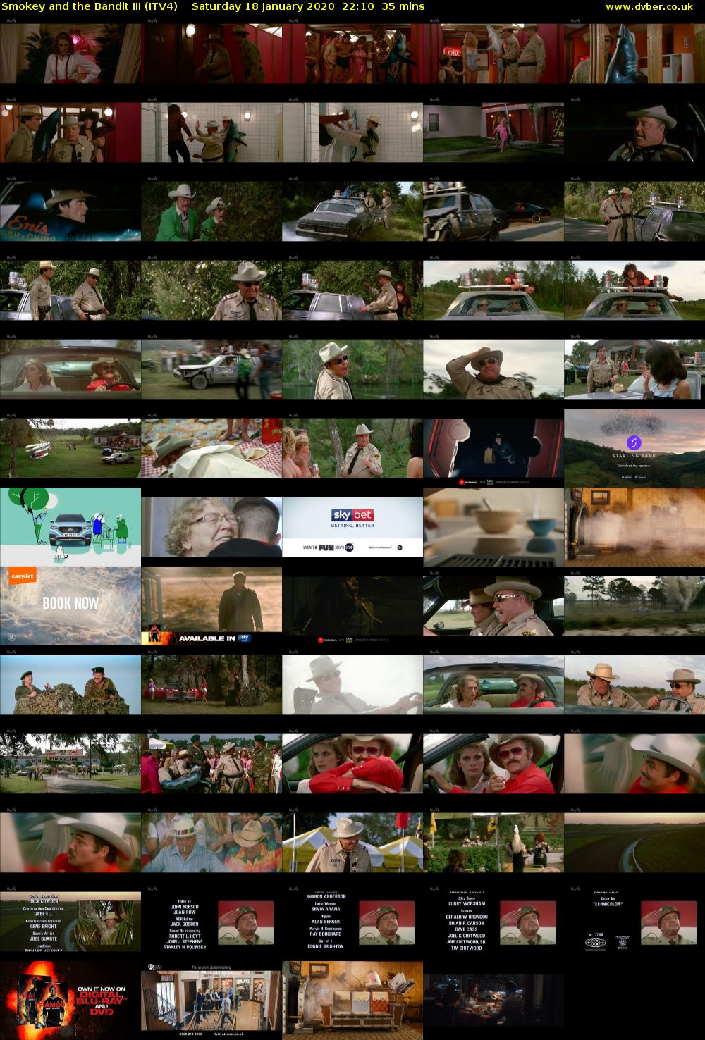 Smokey and the Bandit III (ITV4) Saturday 18 January 2020 22:10 - 22:45