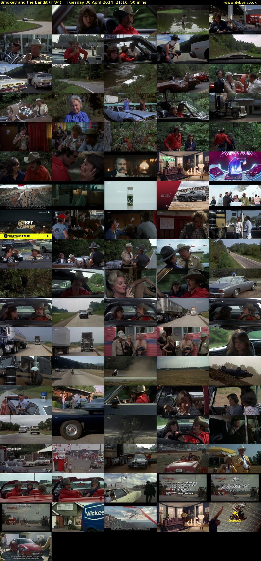 Smokey and the Bandit (ITV4) Tuesday 30 April 2024 21:10 - 22:00