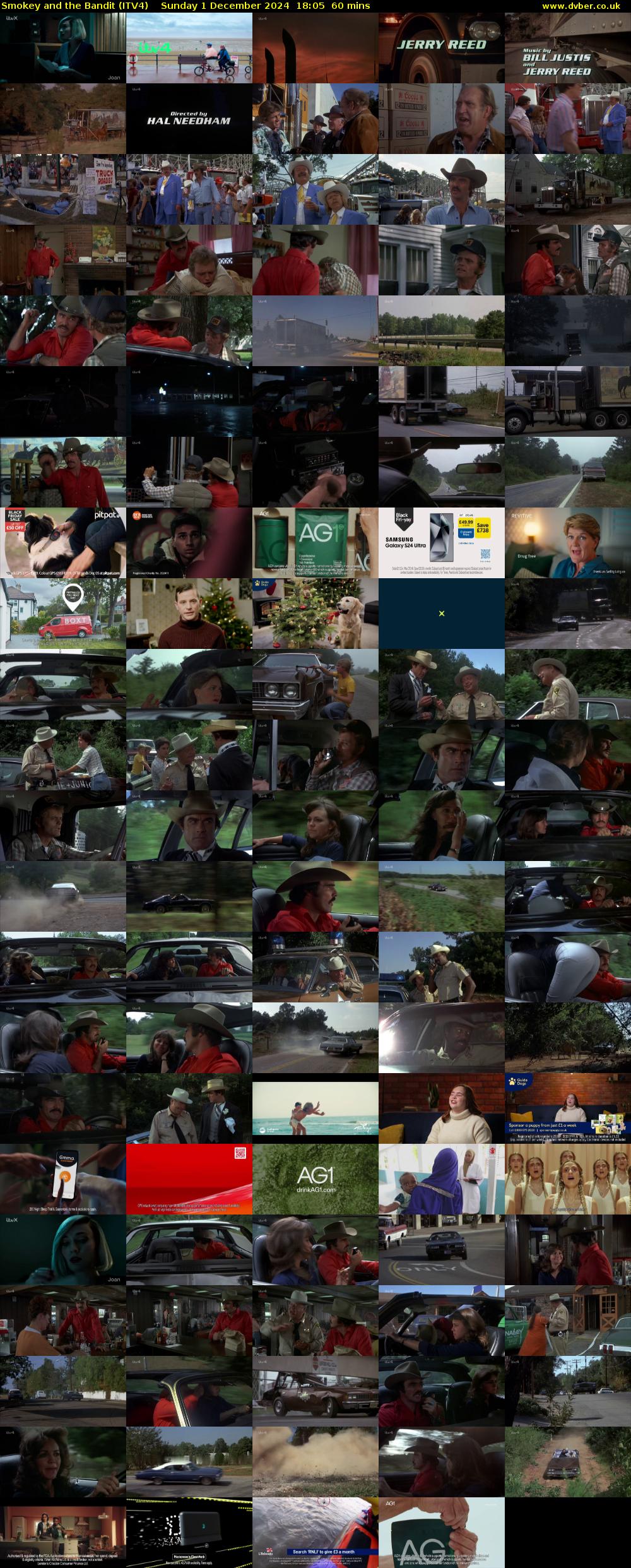 Smokey and the Bandit (ITV4) Sunday 1 December 2024 18:05 - 19:05