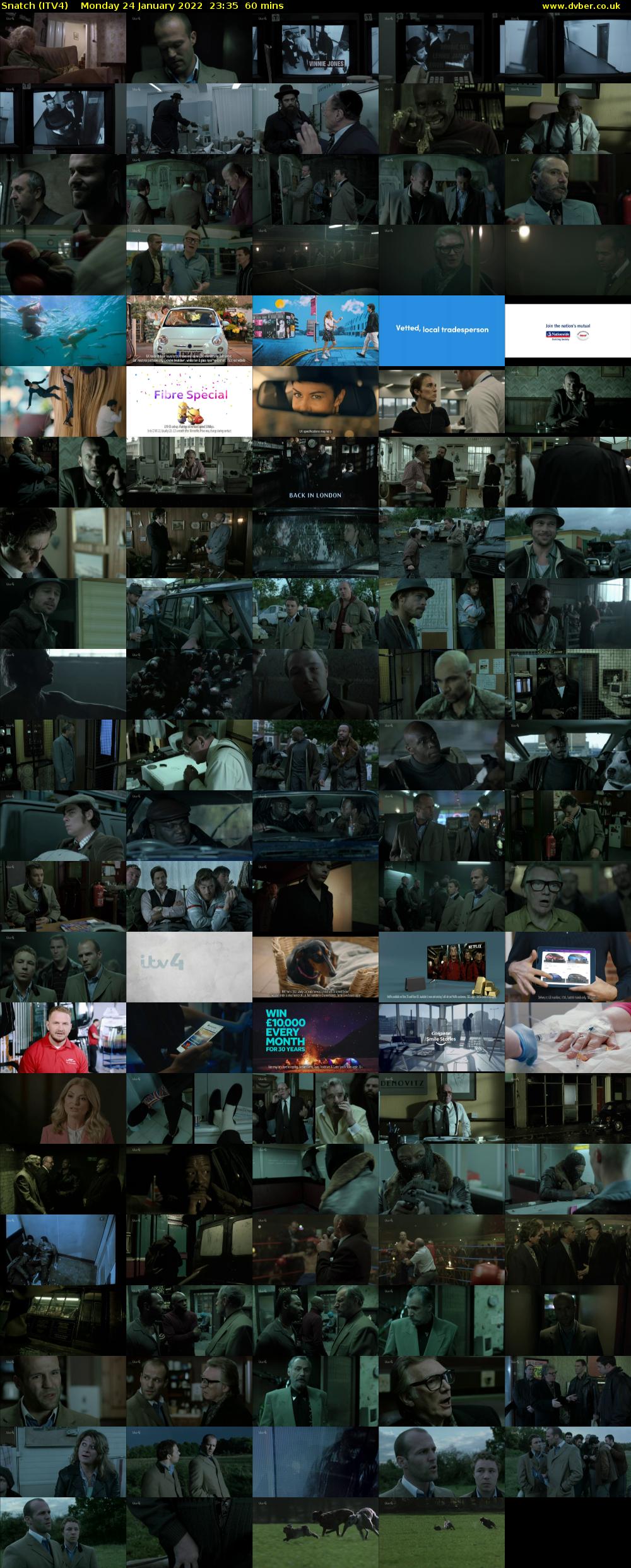 Snatch (ITV4) Monday 24 January 2022 23:35 - 00:35