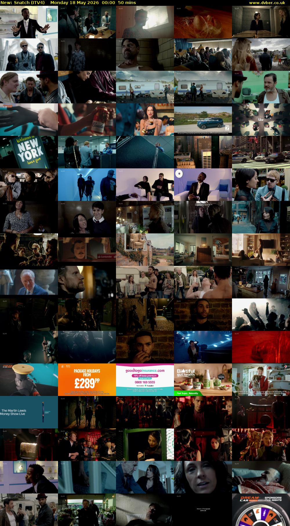 Snatch (ITV4) Monday 18 May 2026 00:00 - 00:50
