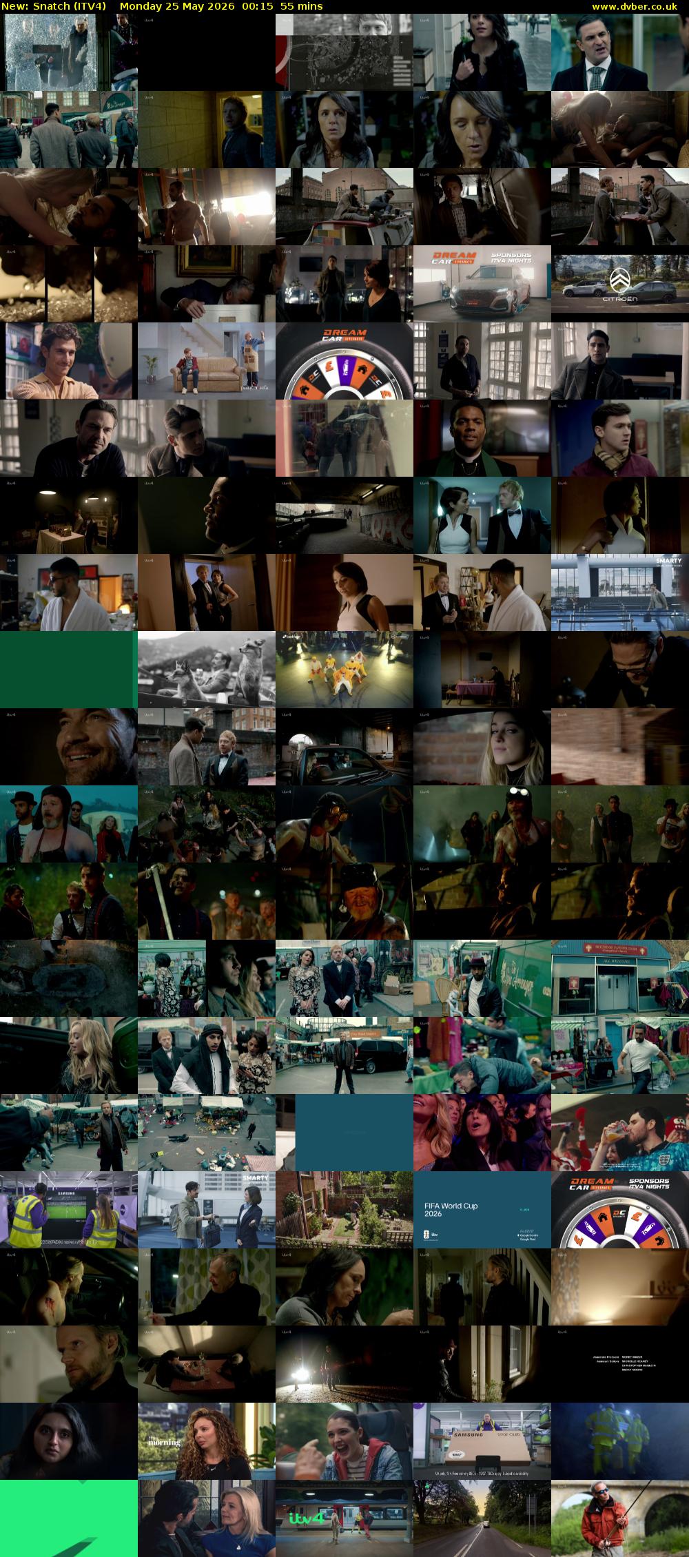 Snatch (ITV4) Monday 25 May 2026 00:15 - 01:10