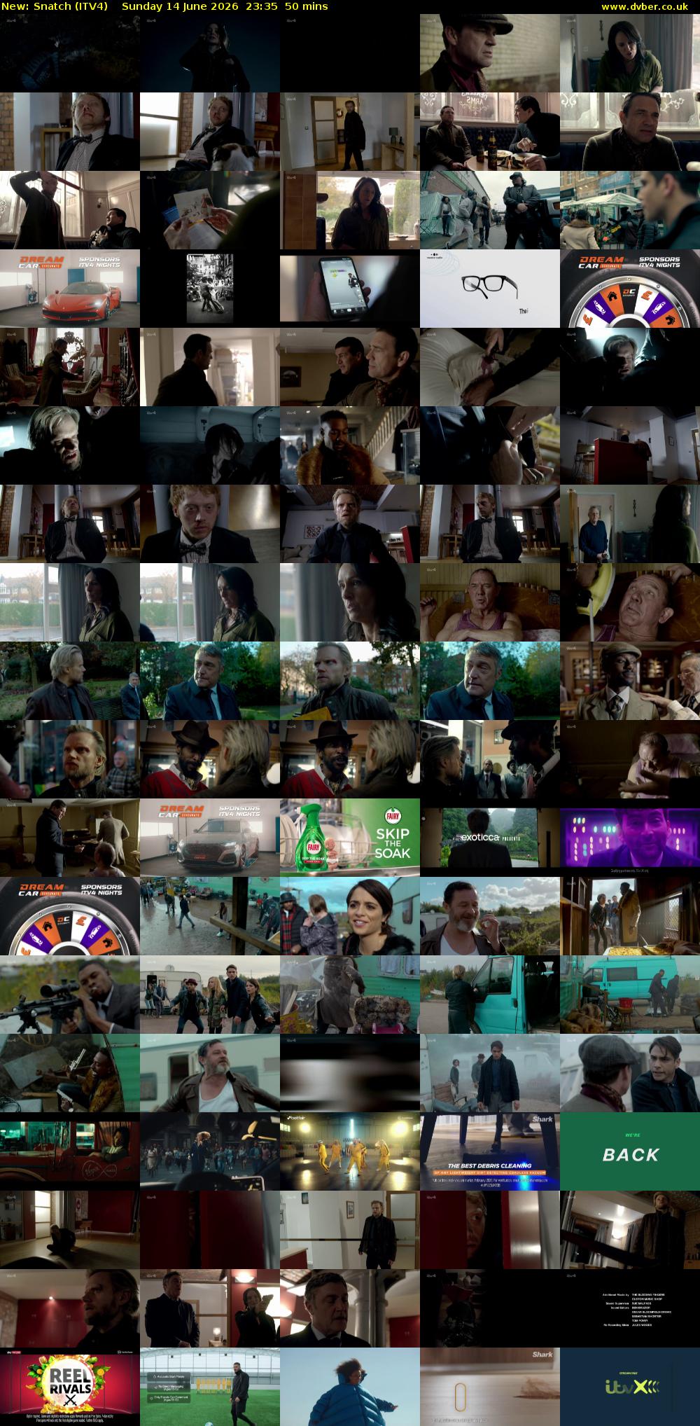 Snatch (ITV4) Sunday 14 June 2026 23:35 - 00:25