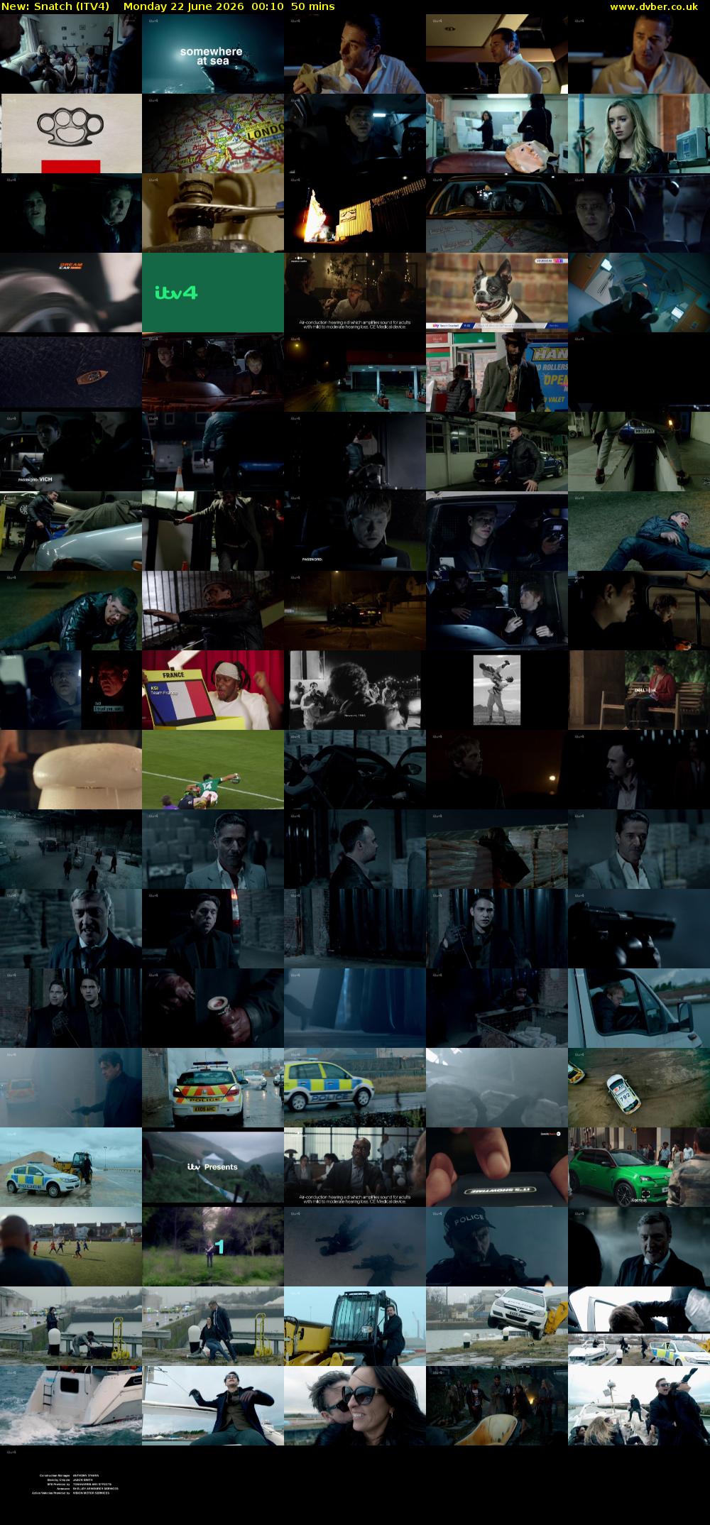 Snatch (ITV4) Monday 22 June 2026 00:10 - 01:00