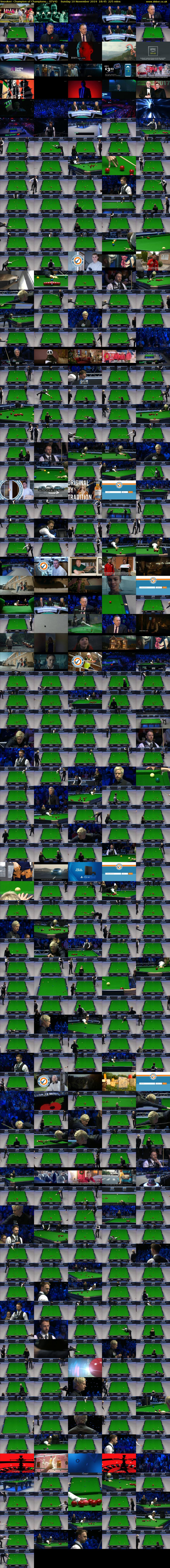 Snooker: Champion of Champions... (ITV4) Sunday 10 November 2019 18:45 - 22:30
