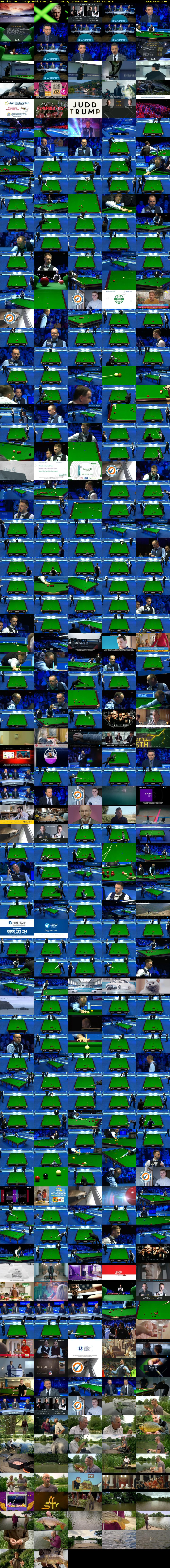 Snooker: Tour Championship Live (ITV4) Tuesday 19 March 2019 12:45 - 16:30