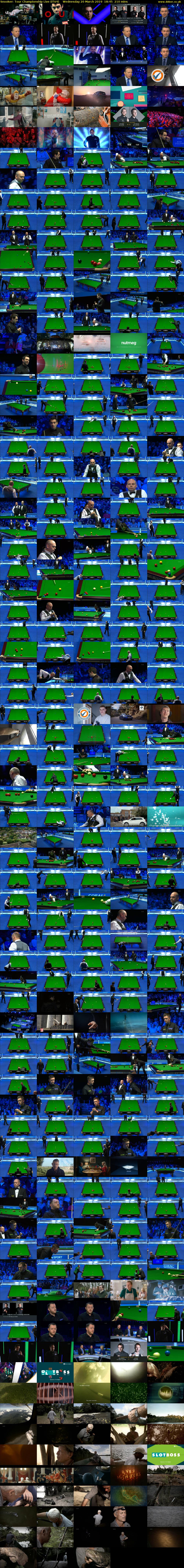 Snooker: Tour Championship Live (ITV4) Wednesday 20 March 2019 18:45 - 22:15