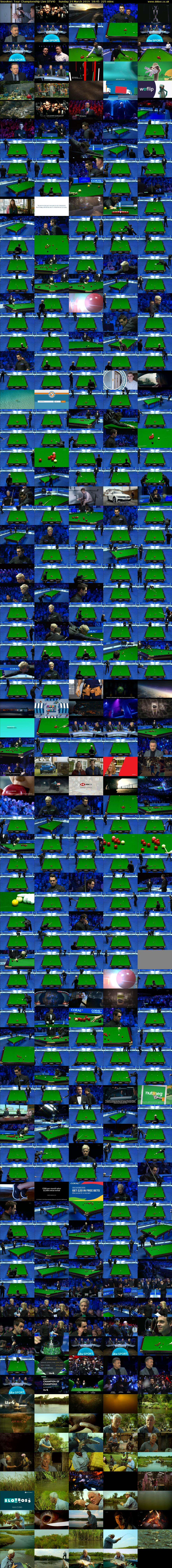 Snooker: Tour Championship Live (ITV4) Sunday 24 March 2019 18:45 - 22:30