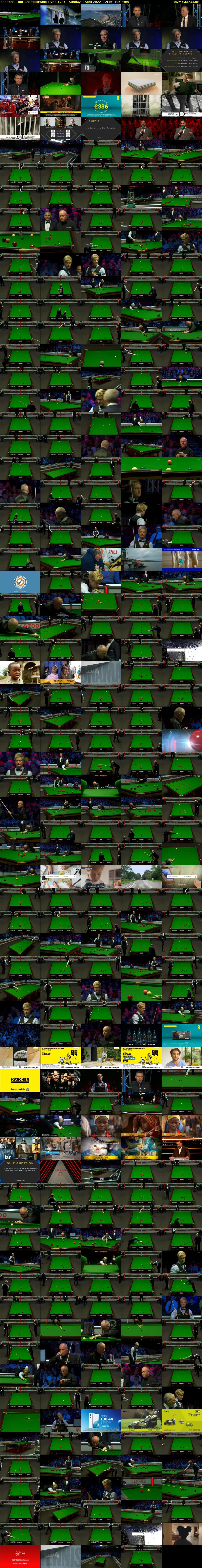 Snooker: Tour Championship Live (ITV4) Sunday 3 April 2022 12:45 - 16:00
