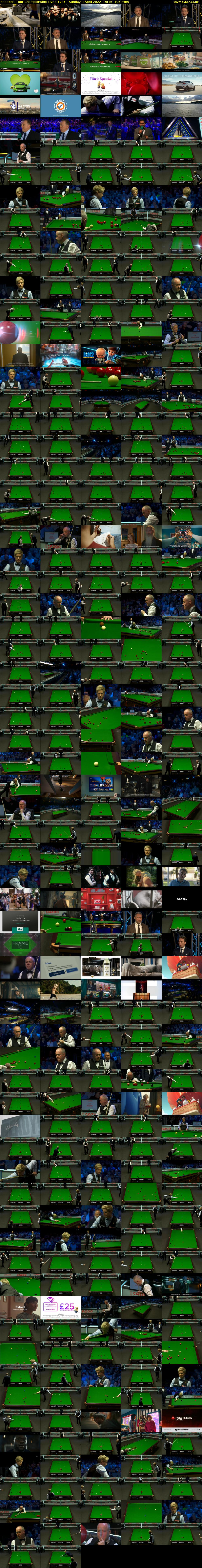 Snooker: Tour Championship Live (ITV4) Sunday 3 April 2022 19:15 - 22:30