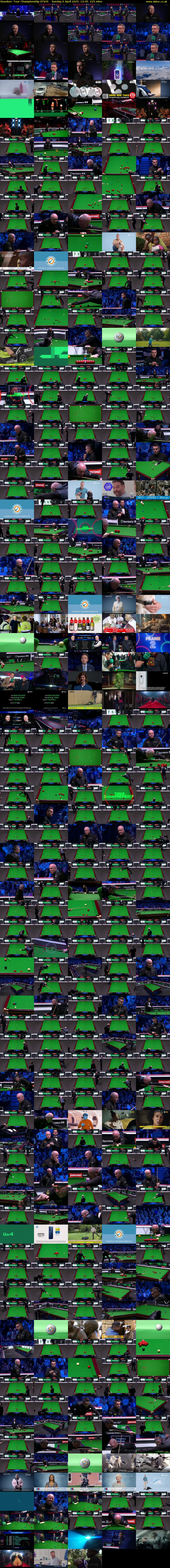 Snooker: Tour Championship (ITV4) Sunday 6 April 2025 12:45 - 16:30