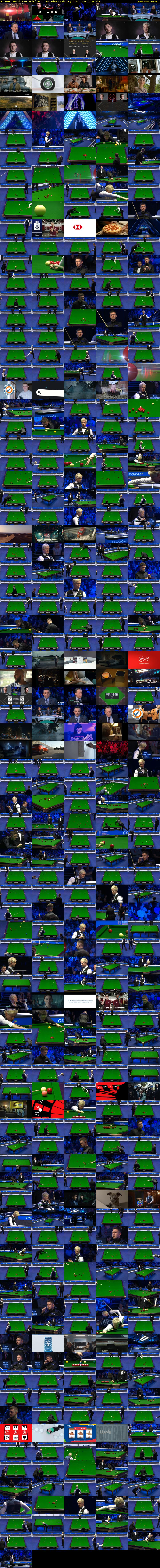 Snooker: World Grand Prix (ITV4) Saturday 8 February 2020 18:45 - 22:45