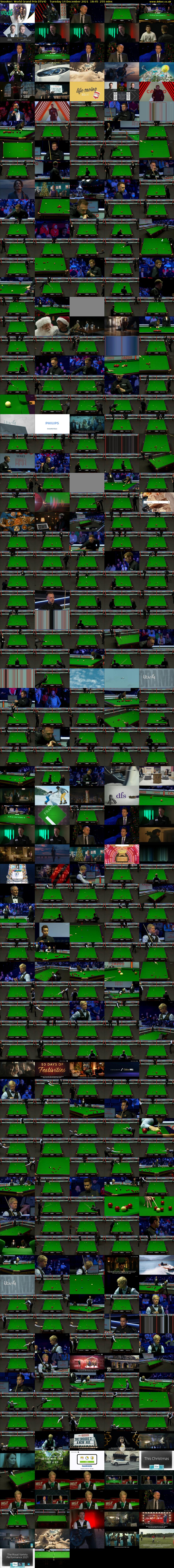 Snooker: World Grand Prix (ITV4) Tuesday 14 December 2021 18:45 - 23:00