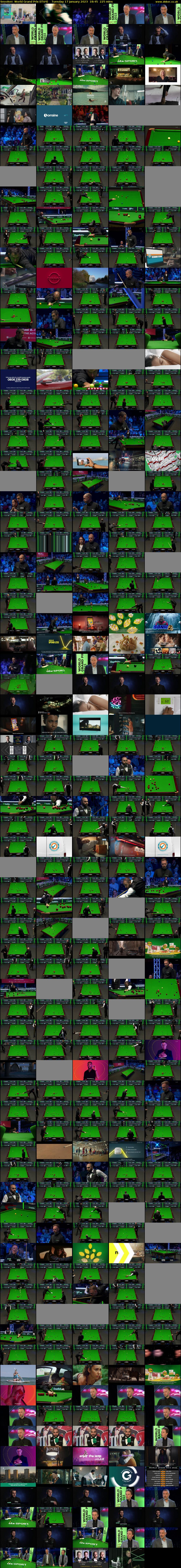 Snooker: World Grand Prix (ITV4) Tuesday 17 January 2023 18:45 - 22:30