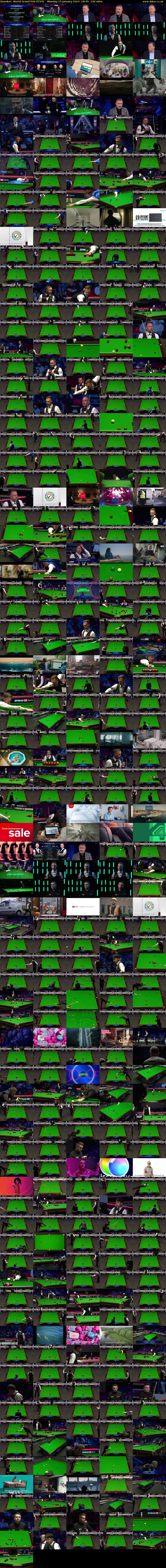 Snooker: World Grand Prix (ITV4) Monday 15 January 2024 18:45 - 22:35