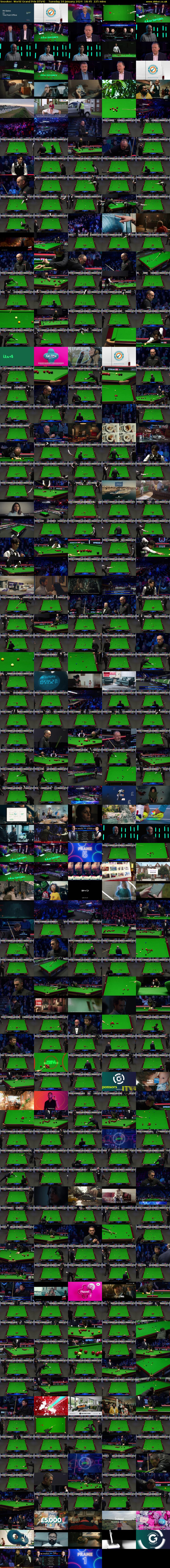Snooker: World Grand Prix (ITV4) Tuesday 16 January 2024 18:45 - 22:30