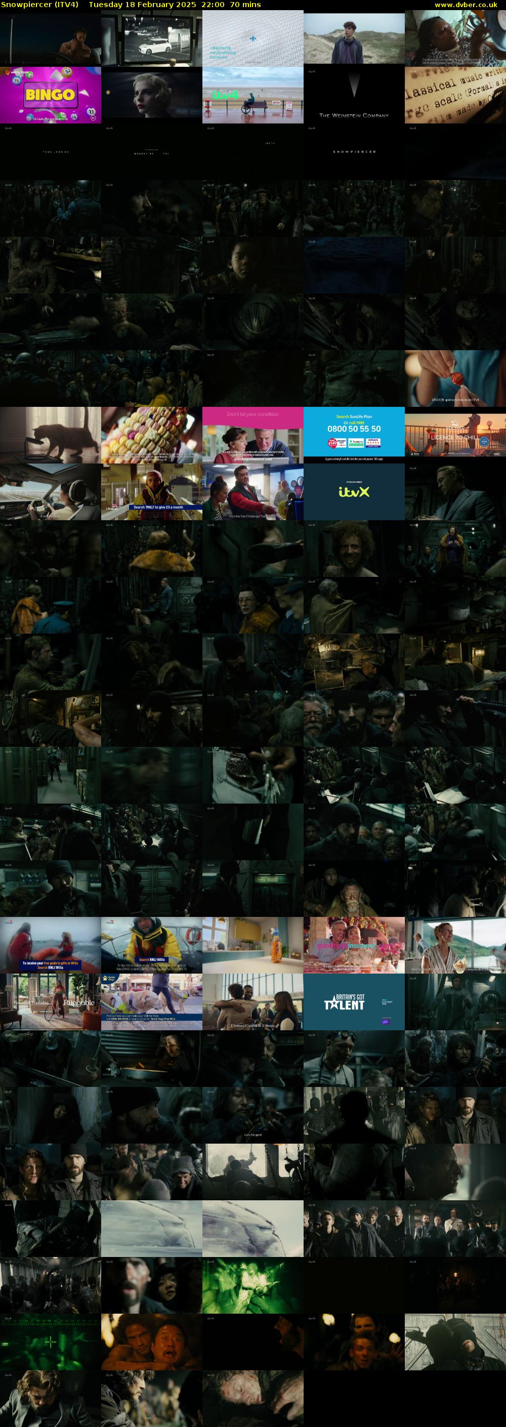 Snowpiercer (ITV4) Tuesday 18 February 2025 22:00 - 23:10