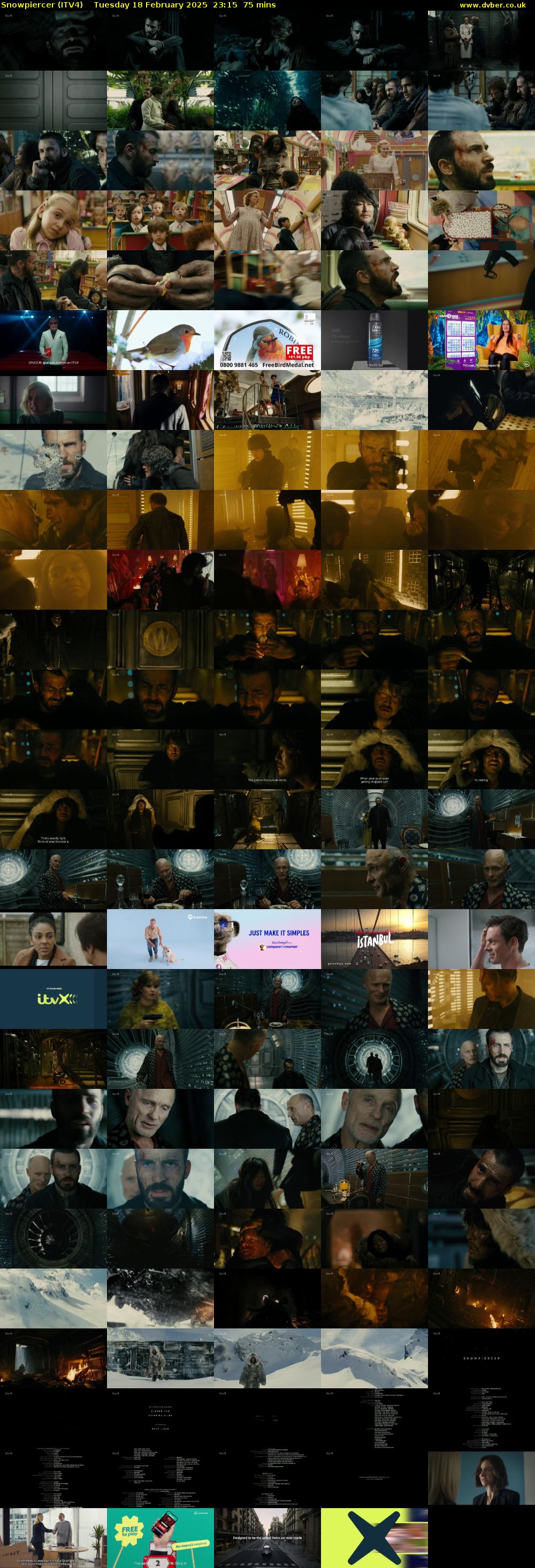 Snowpiercer (ITV4) Tuesday 18 February 2025 23:15 - 00:30